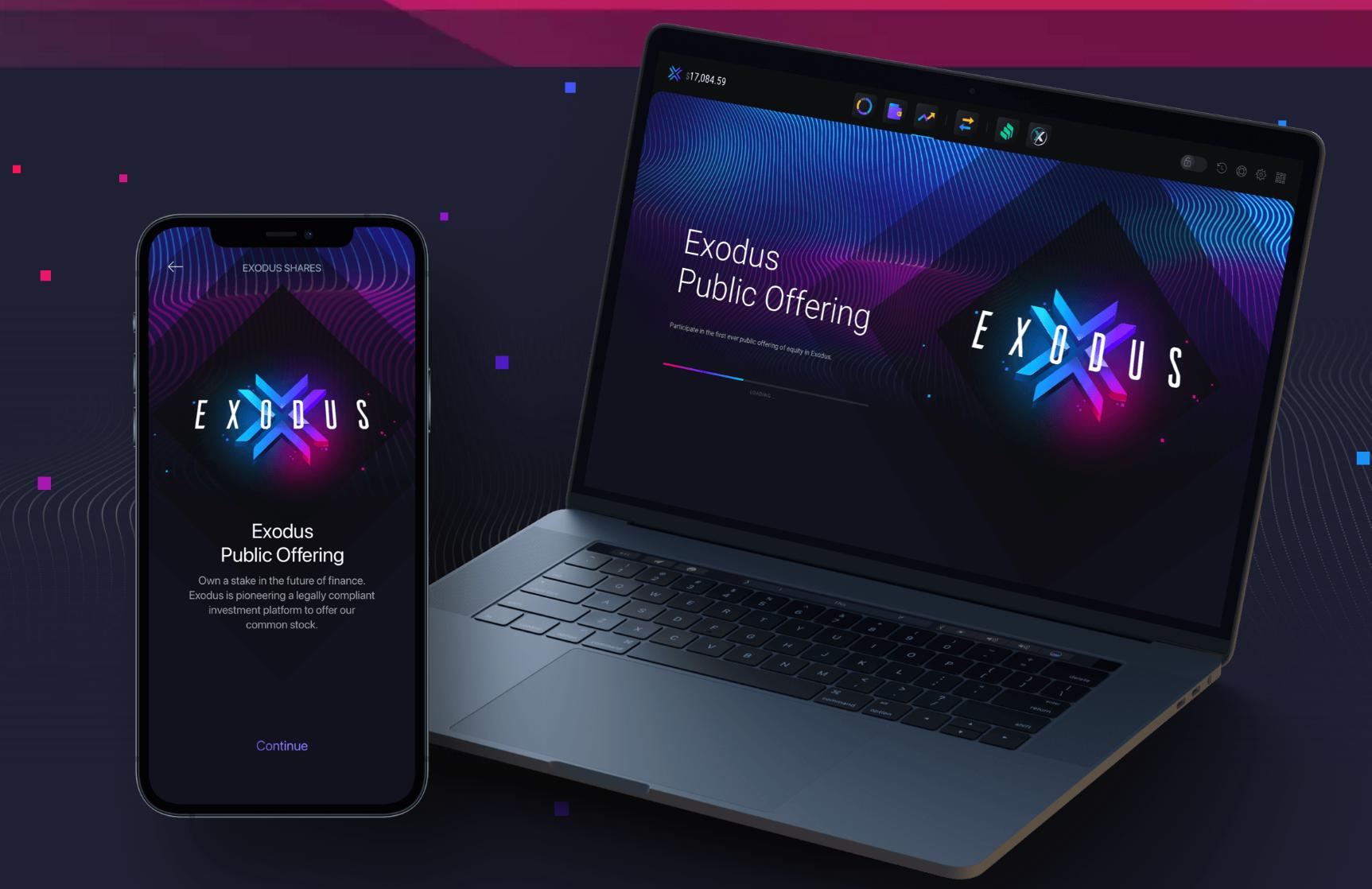 暗号資産ウォレットExodusがIPOを計画し、7500万ドルを調達、投資家は暗号資産のみで購入可能。