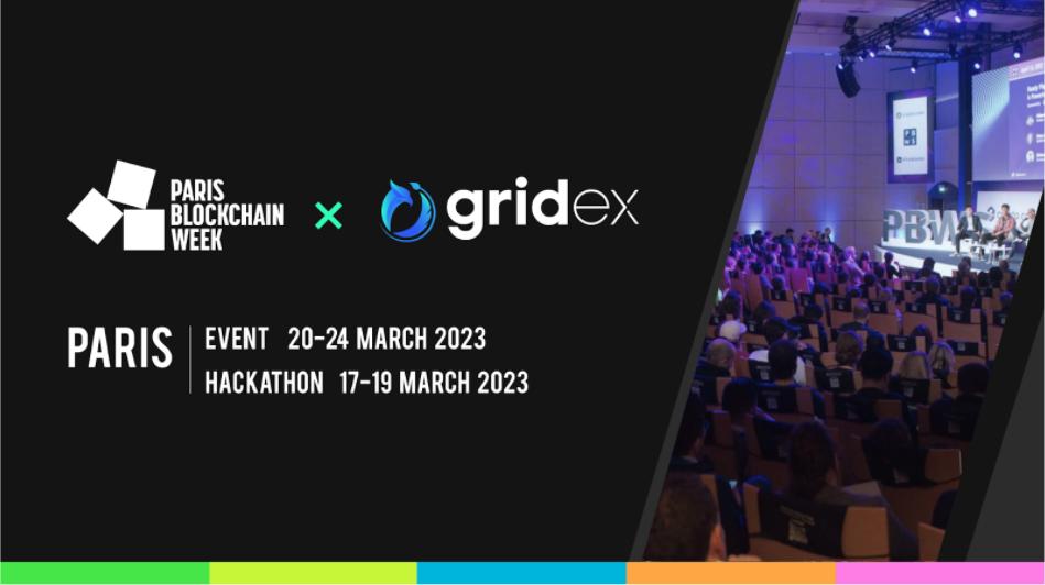 Gridex 將受邀出席巴黎區塊鏈周活動，其代幣 GDX 已於今日上線 D5 交易所