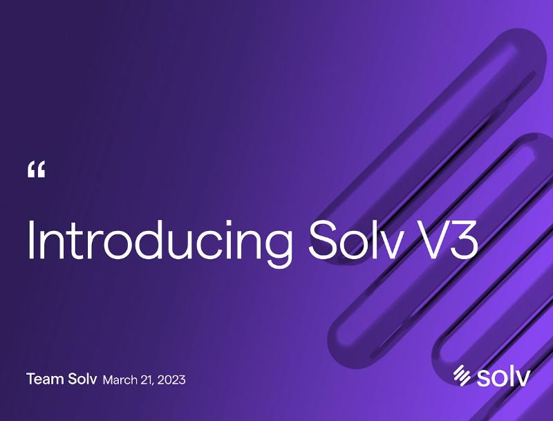 Solv V3:改革去中心化流动性基础设施