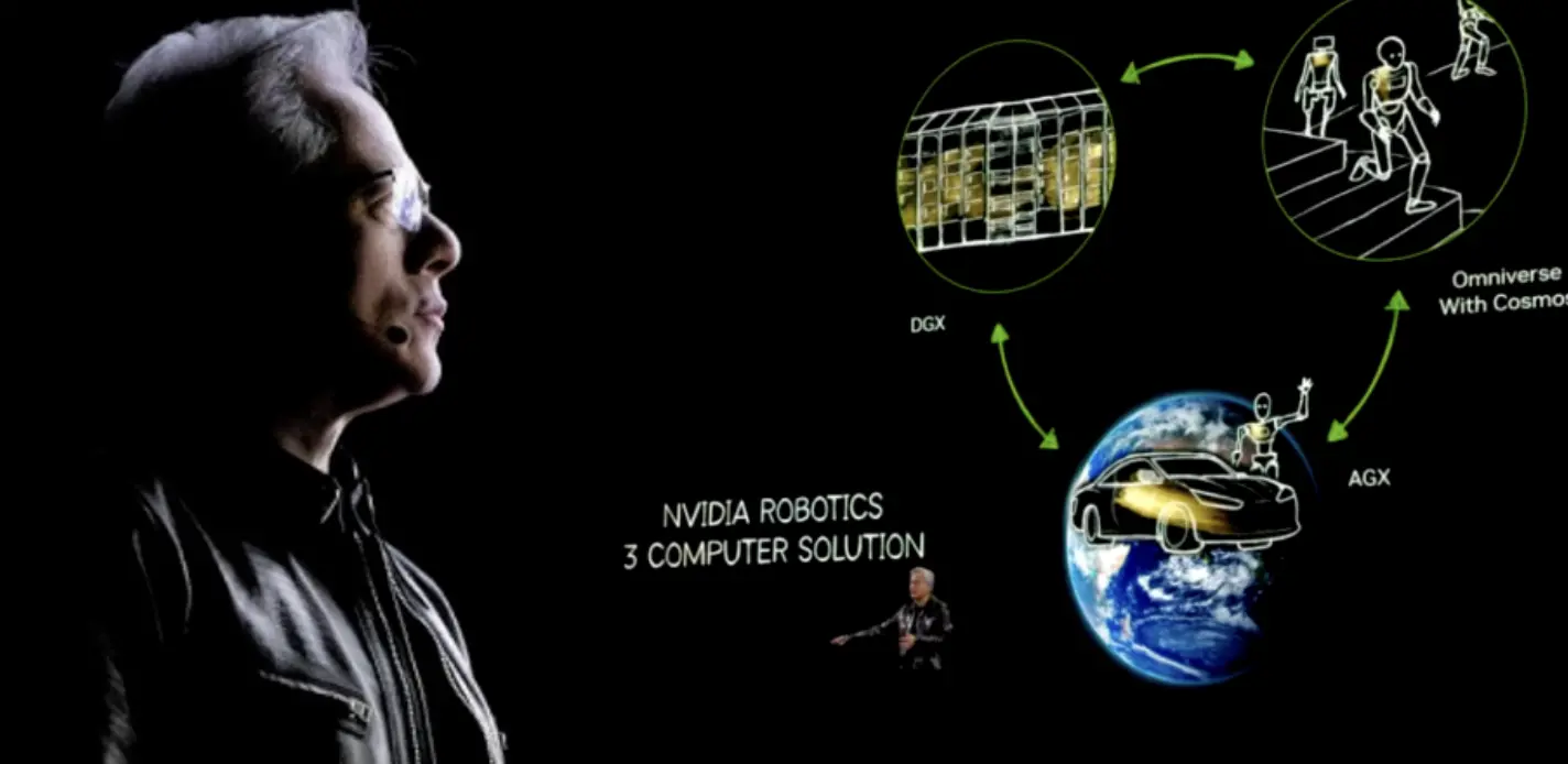 黃仁勳最新 CES 演講：AI Agent 有望成為下一個機器人產業，規模將高達數萬億美元