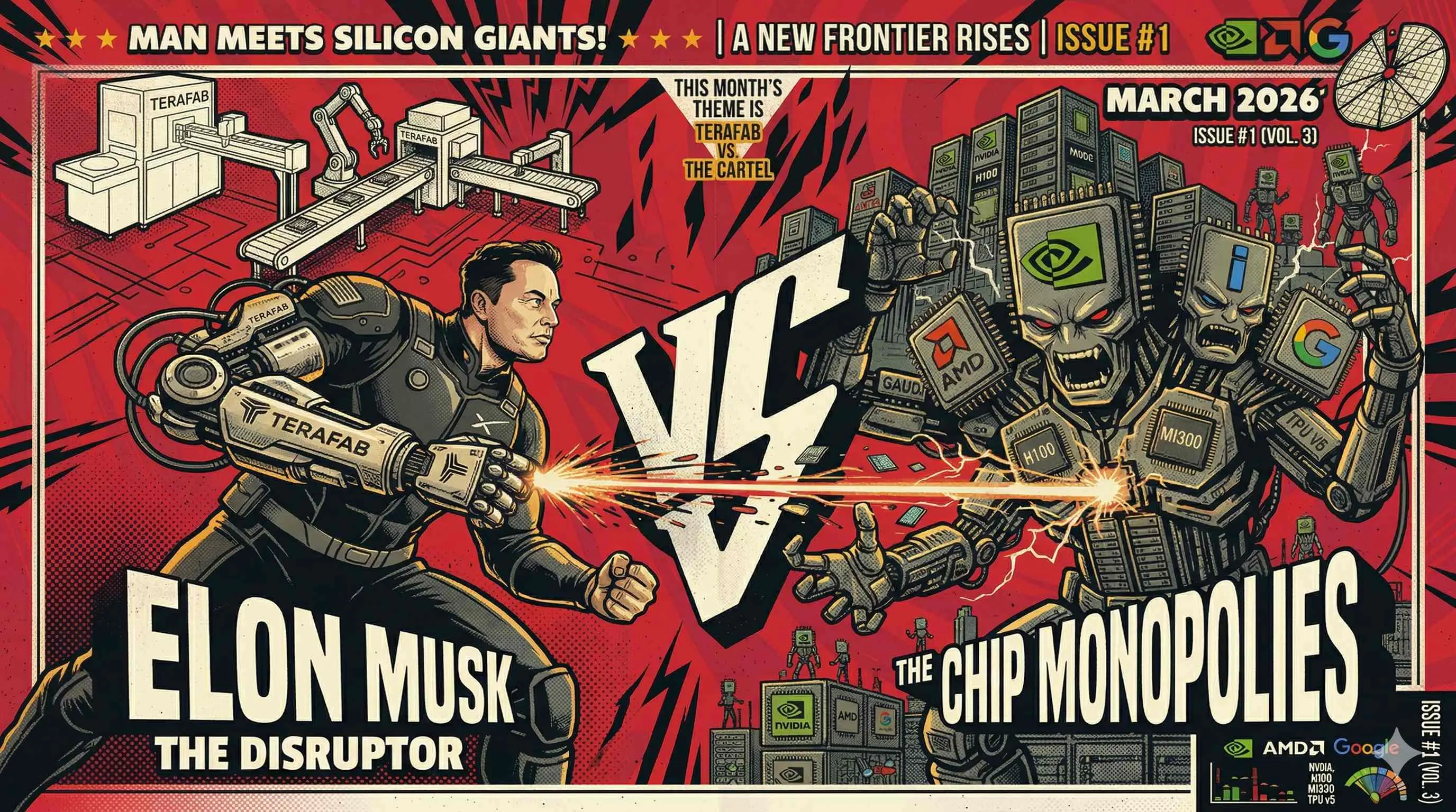 マスクのテラファブ：一人の人間がAIチップの覇者に挑む