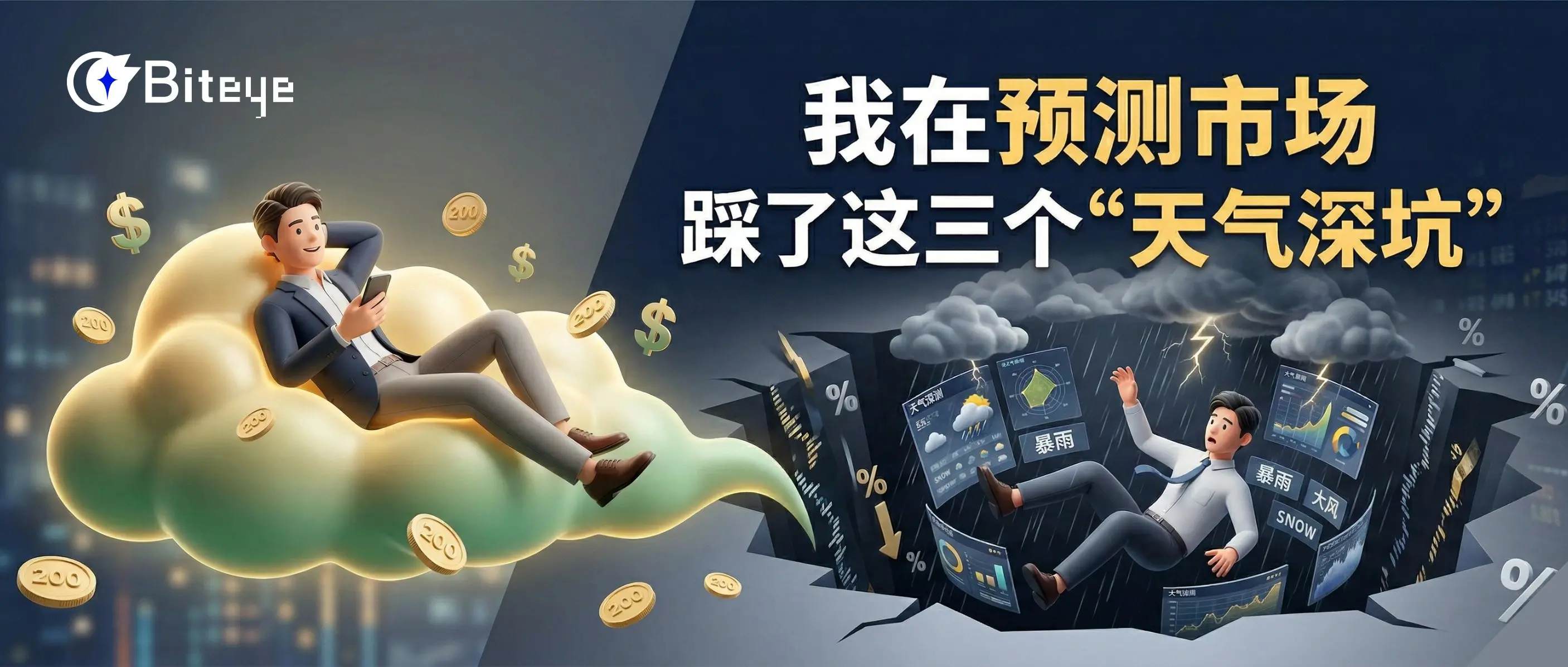 200달러를 쉽게 벌고 나서, 예측 시장에서 이 세 가지 "날씨 함정"에 빠졌다